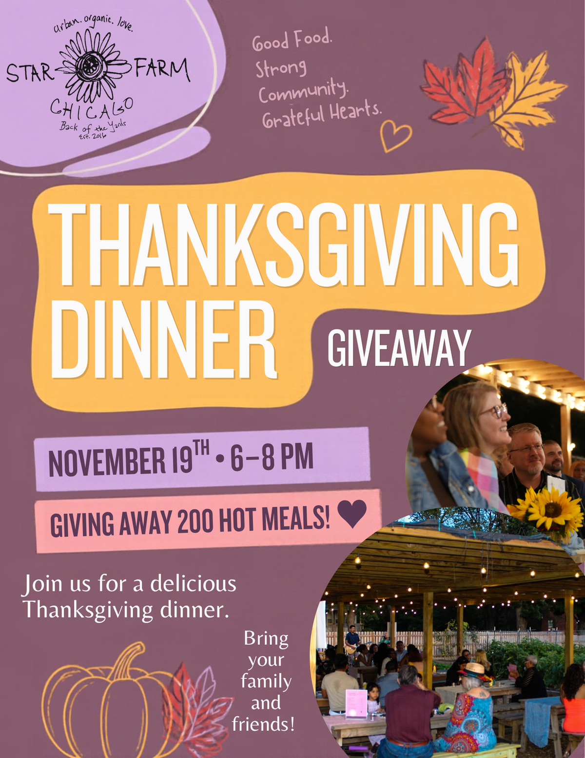 Thanksgiving Dinner Giveaway