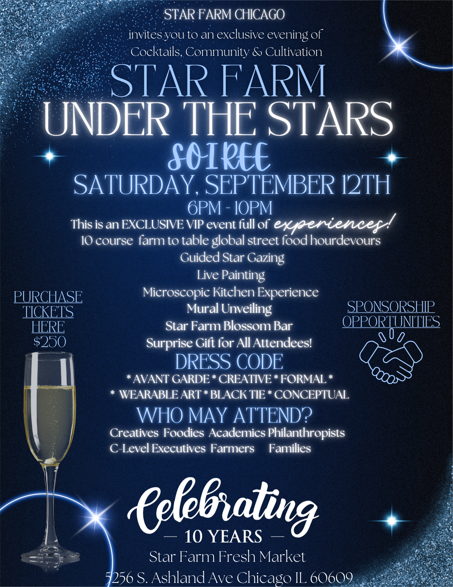 Under the Stars Soiree 2026: September 12, 2026