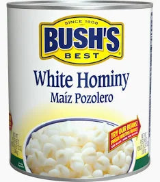 Bush's White Hominy